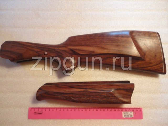 МР-27 (ИЖ-27) Комплект (приклад+цевье) Монте-Карло люкс орех — изображение 4